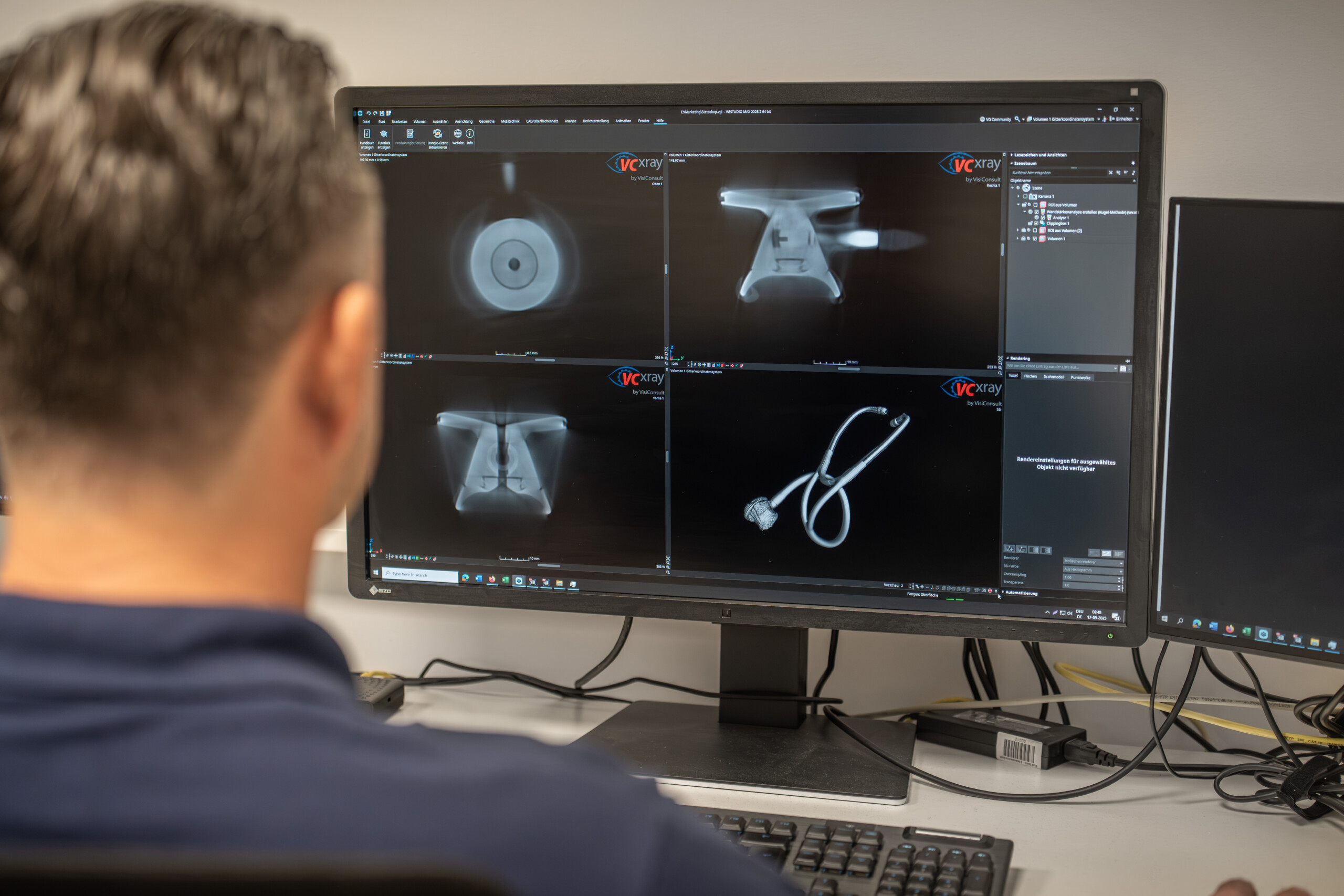 Innenansicht der Technik eines PKWs